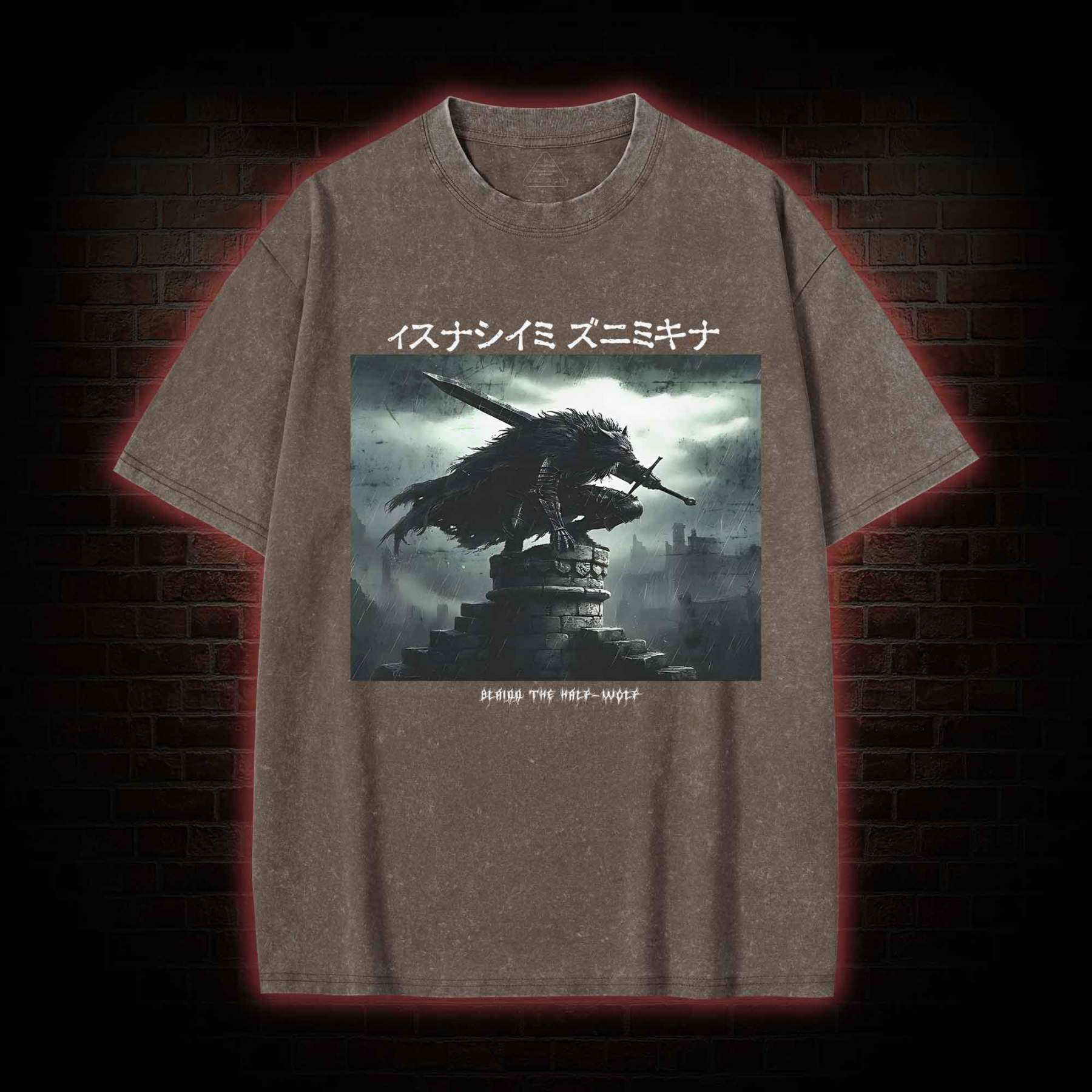 The Half-wolf Washed T-shirt