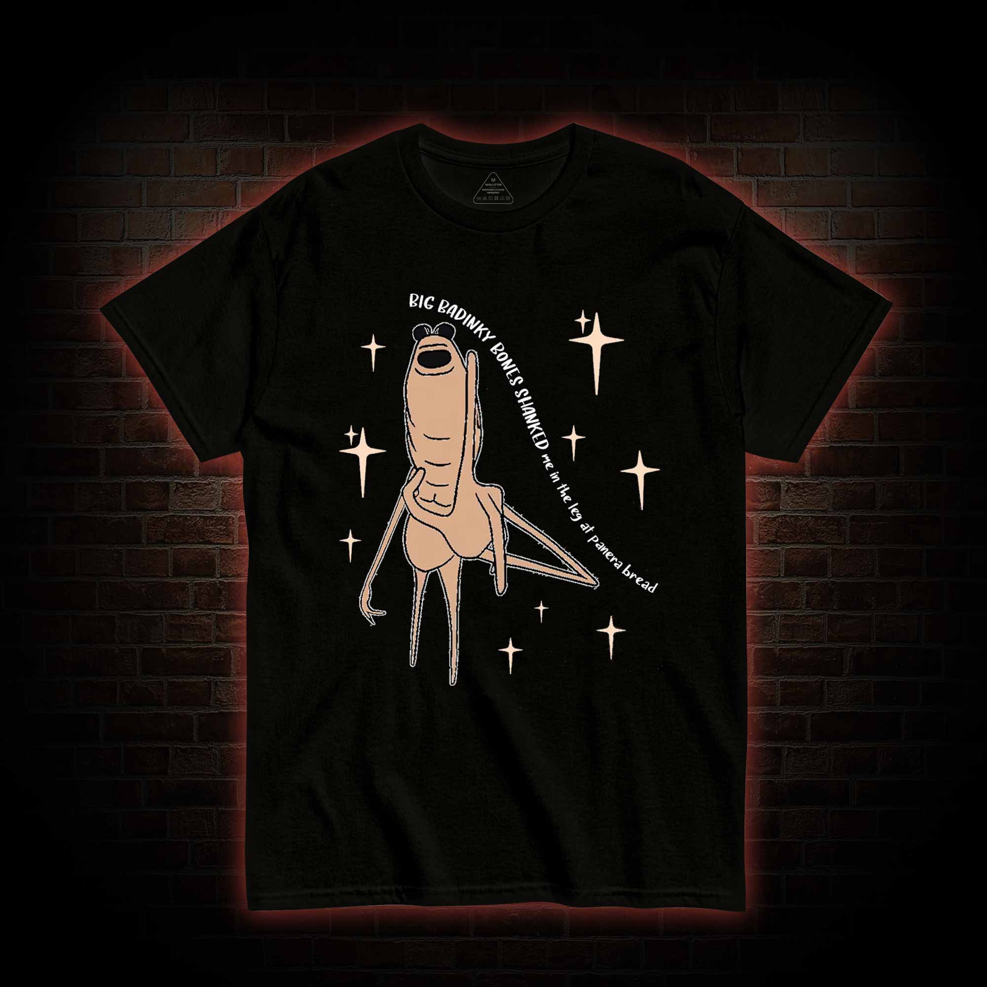 Robert Help The Worm Back Print T-Shirt