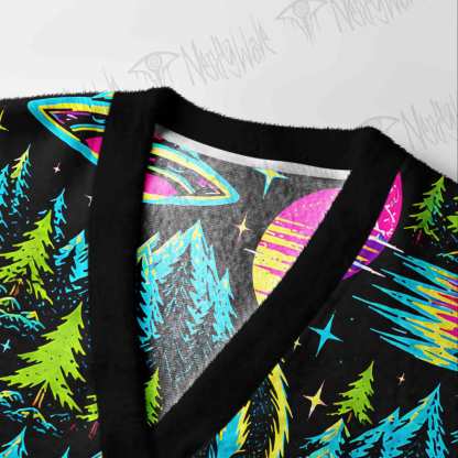 Neon Cryptid Lakes Cardigan Sweater