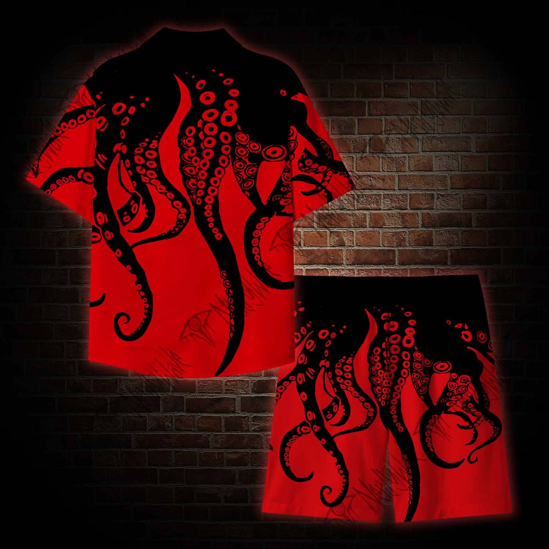 Tentacle Graphic Resort Set