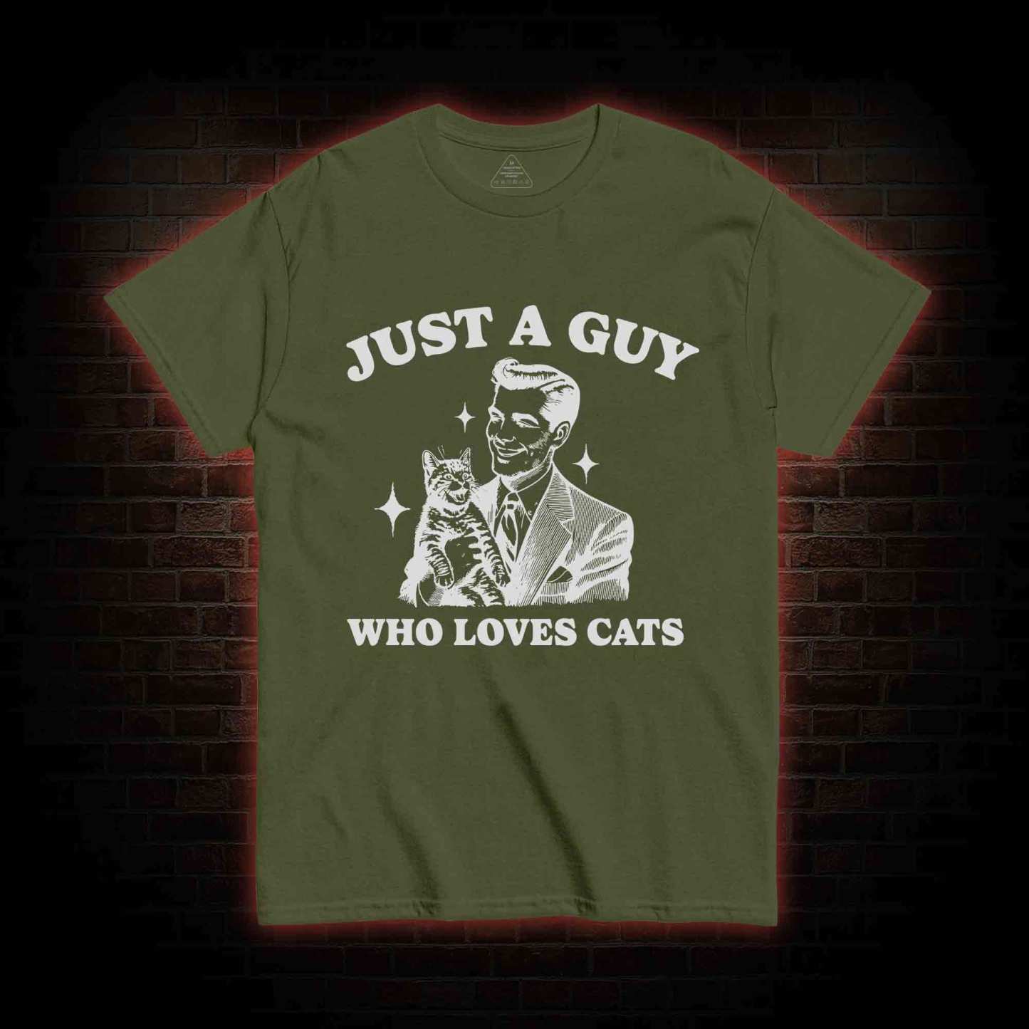 Just a Guy Who Loves Cats T-shirt