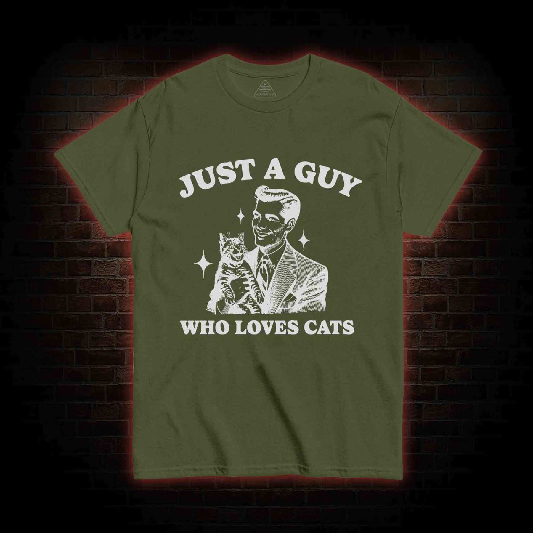 Just a Guy Who Loves Cats T-shirt