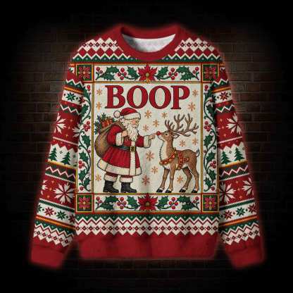 Xmas Boop Ugly Sweatshirts