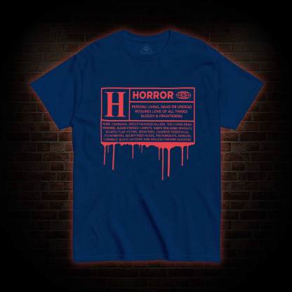 Horror Rating T-shirt 