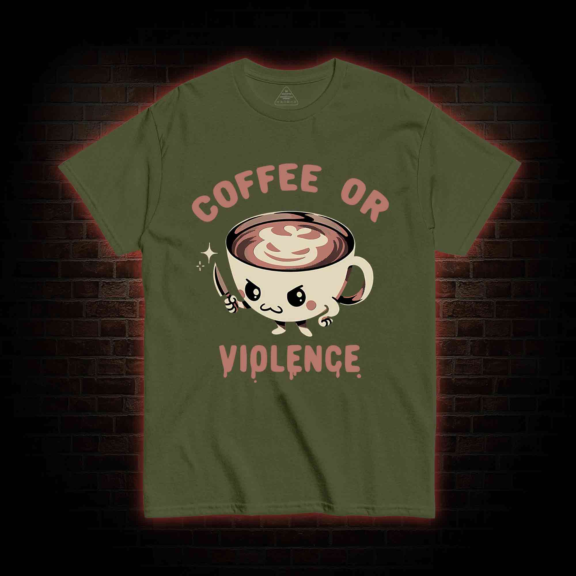 Coffee Or Violence T-shirt 