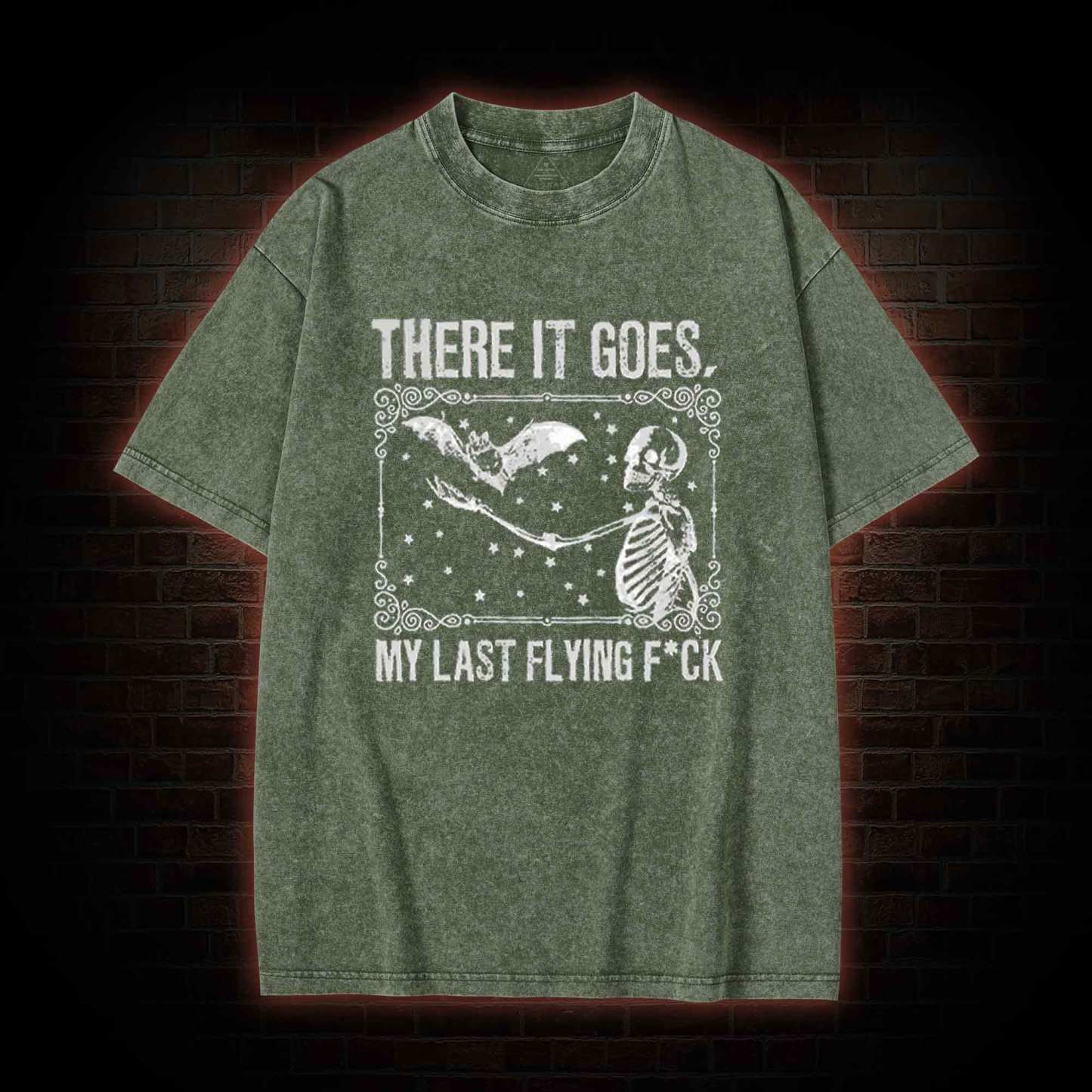 There It Goes, My Last Flying F*ck Washed T-shirt