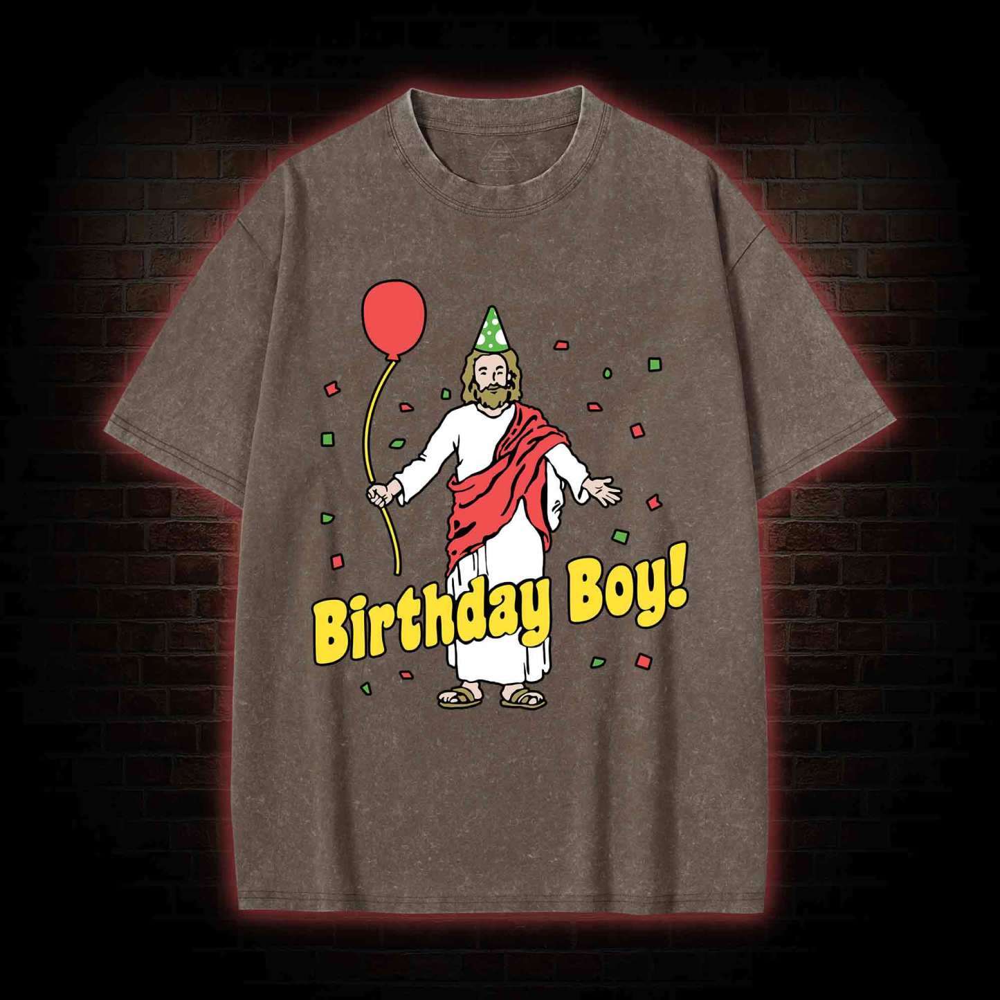 Birthday Boy Washed T-shirt