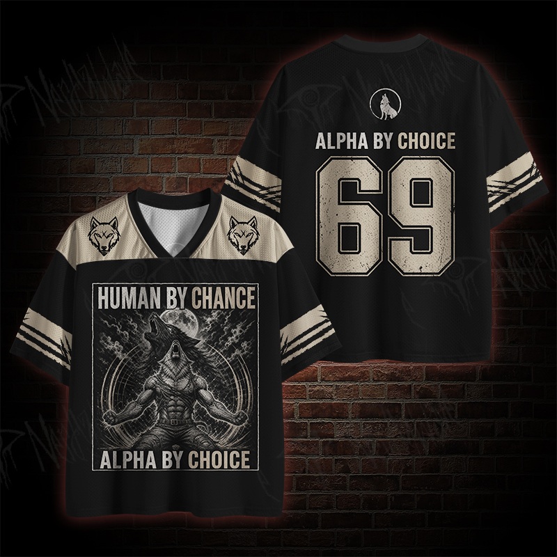 Human By Chance Alpha By Choice Mesh Jersey