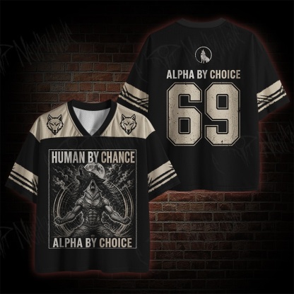 Human By Chance Alpha By Choice Mesh Jersey
