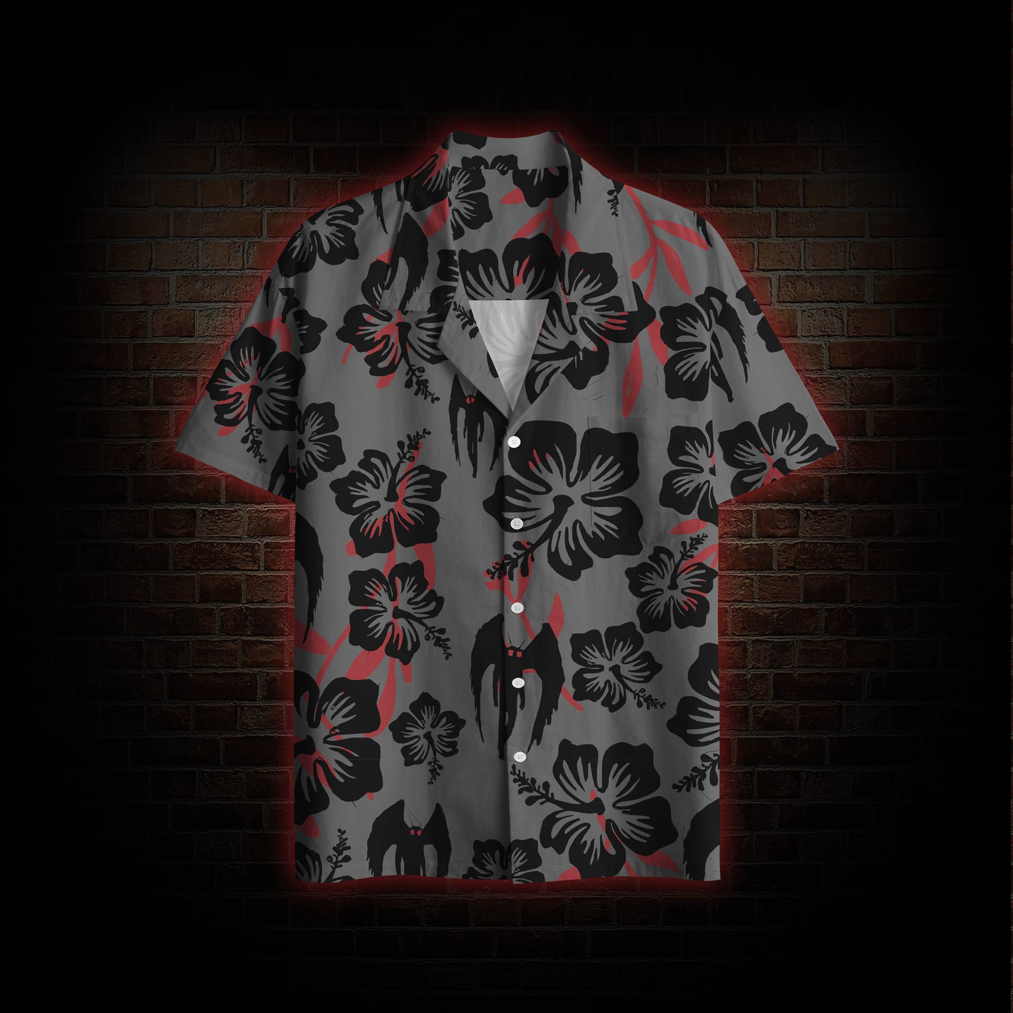 Mothman Hawaiian Shirt