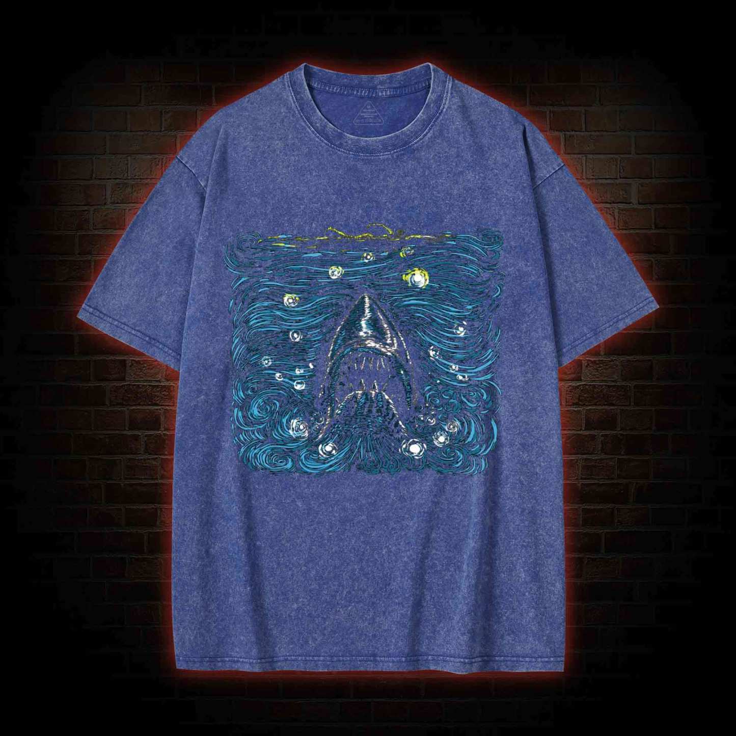 Starry Shark Washed T-shirt