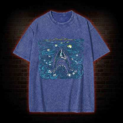 Starry Shark Washed T-shirt