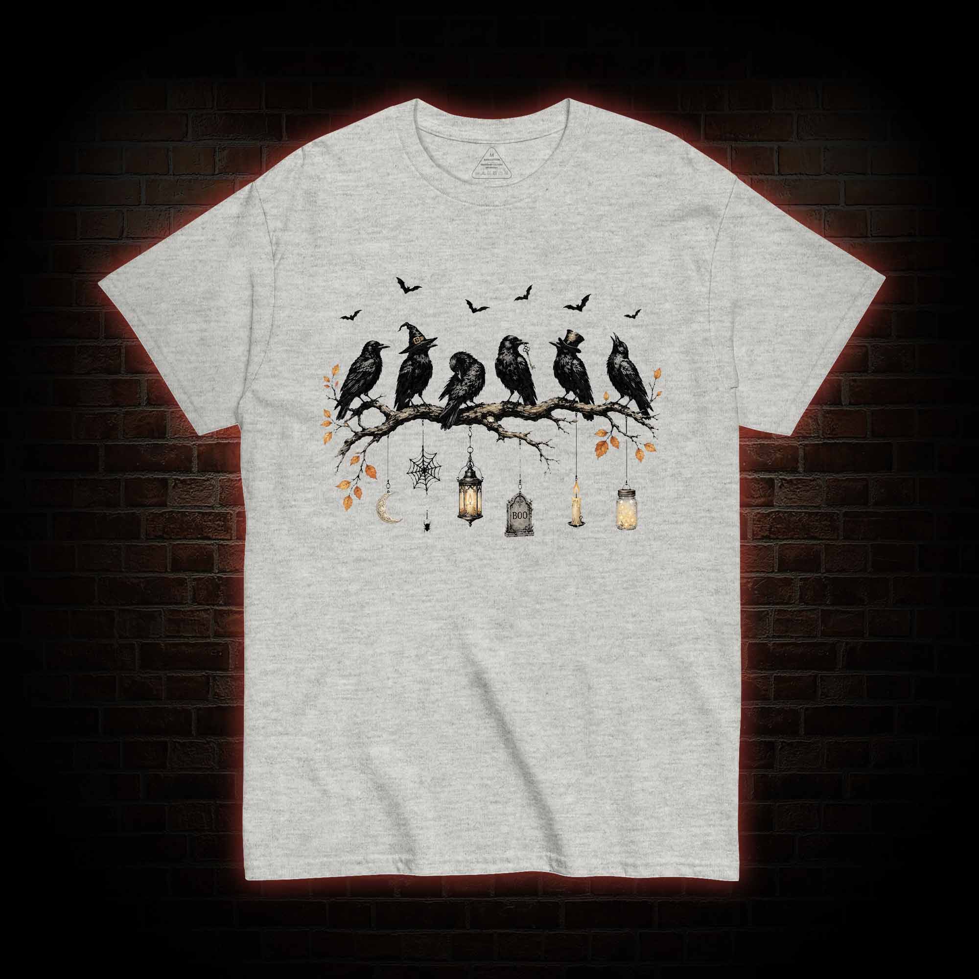 Black Crow Halloween T-shirt