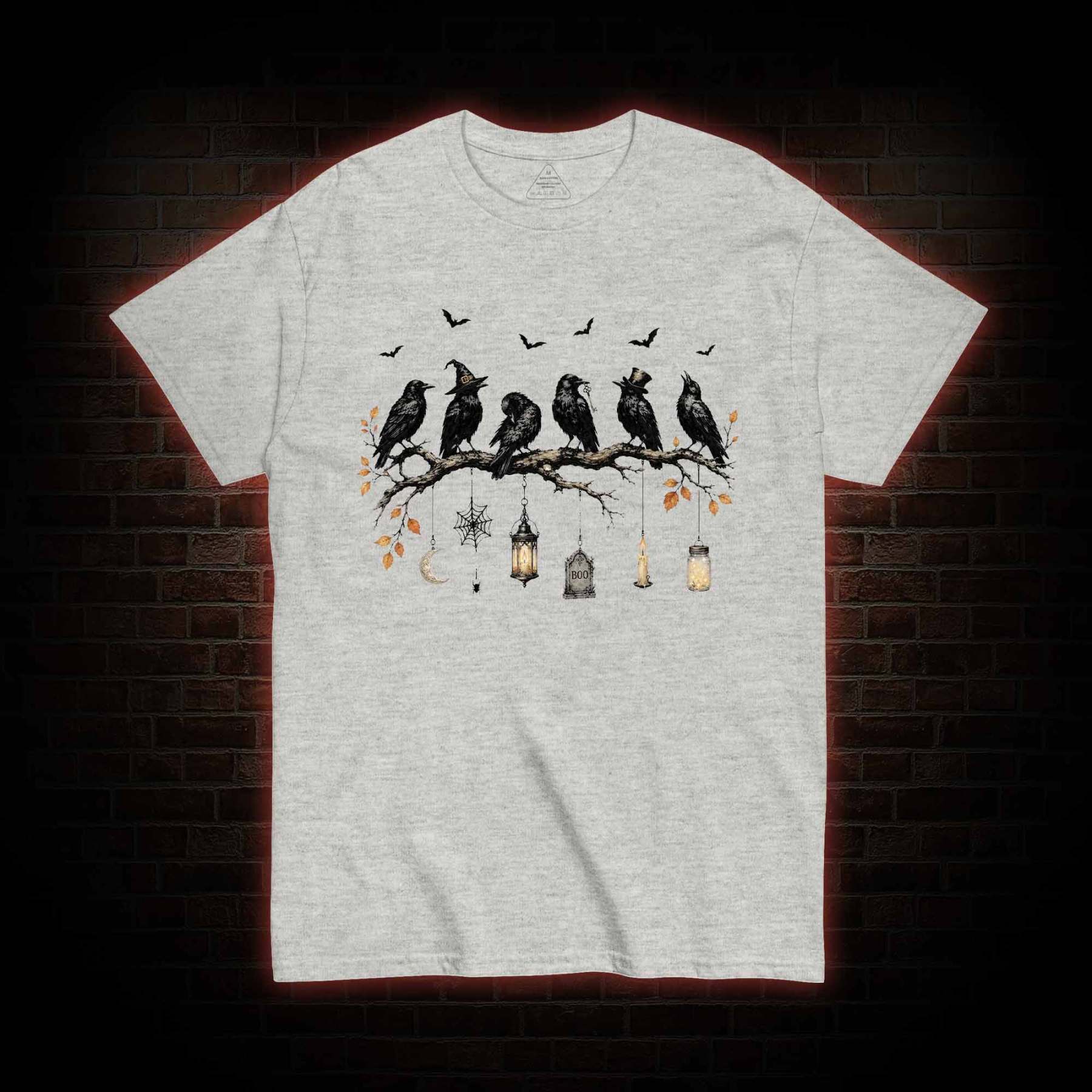Black Crow Halloween T-shirt