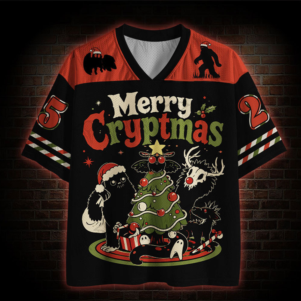 Merry Cryptmas Mesh Jersey