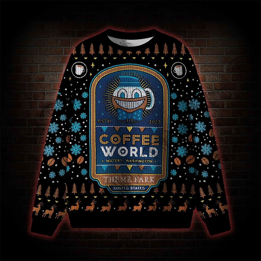 Watery Coffee World Ugly Sweatshirts