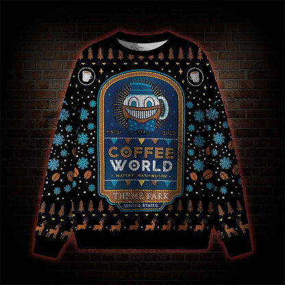 Watery Coffee World Ugly Sweatshirts