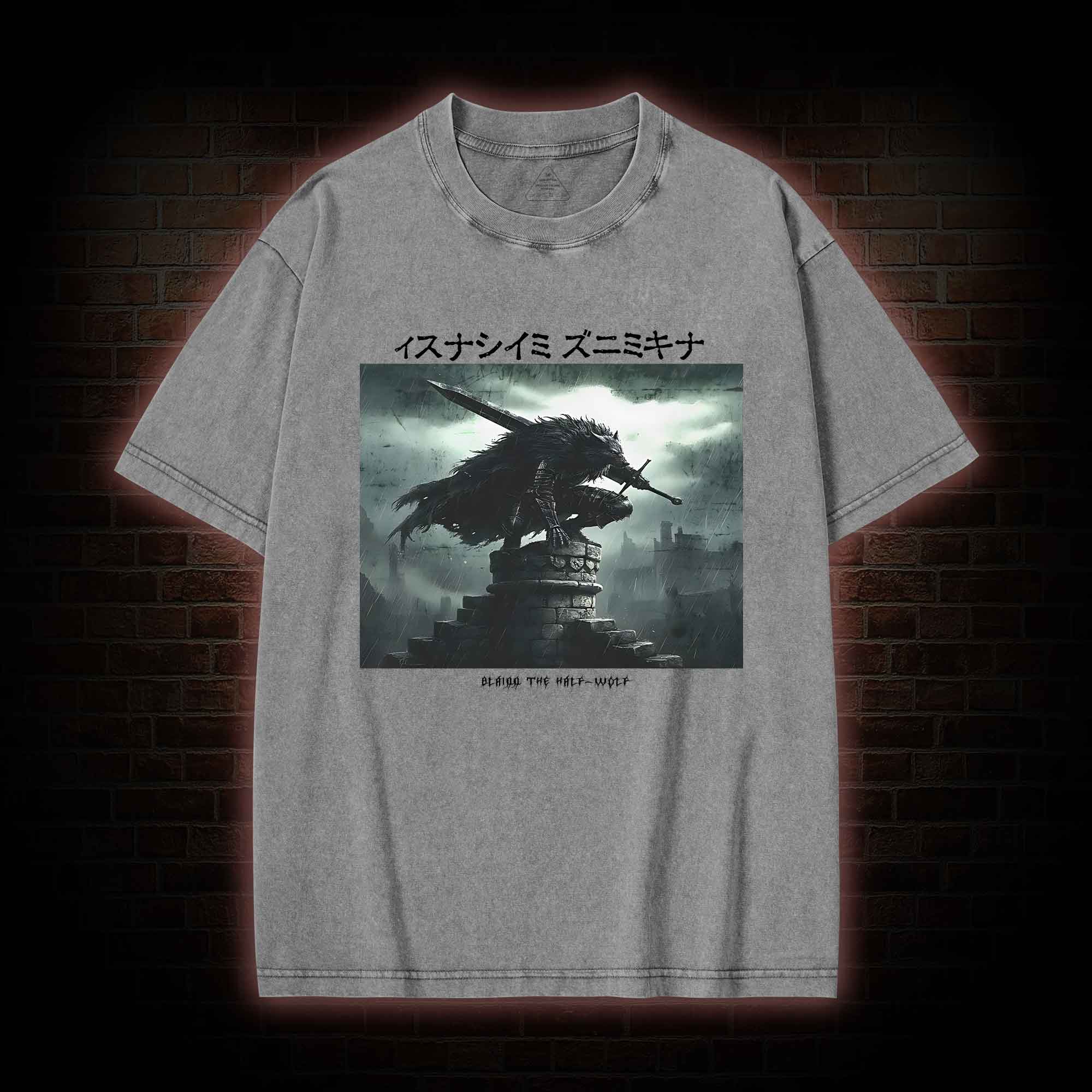 The Half-wolf Washed T-shirt