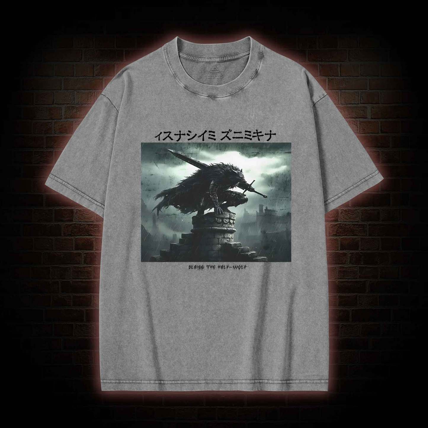 The Half-wolf Washed T-shirt