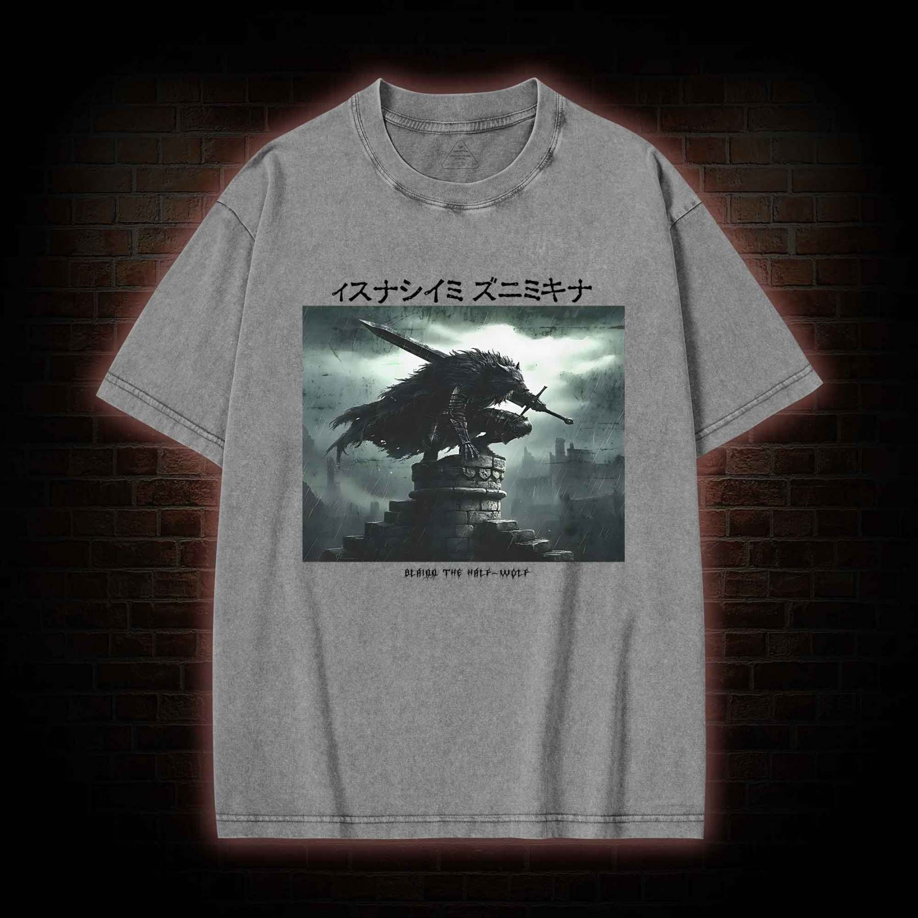 The Half-wolf Washed T-shirt