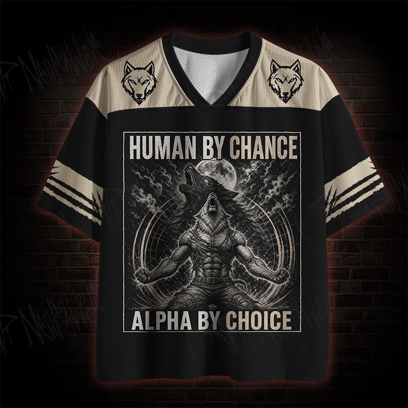Human By Chance Alpha By Choice Mesh Jersey