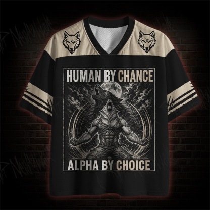 Human By Chance Alpha By Choice Mesh Jersey