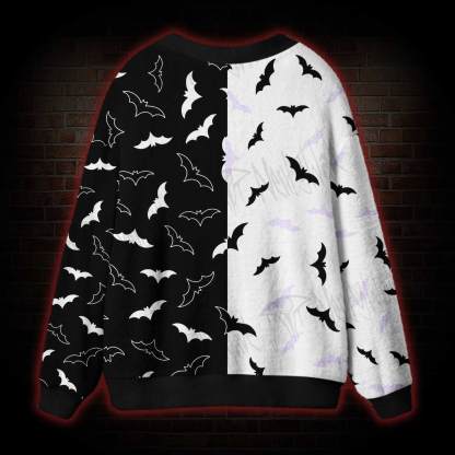 Midnight Bats Cardigan Sweater