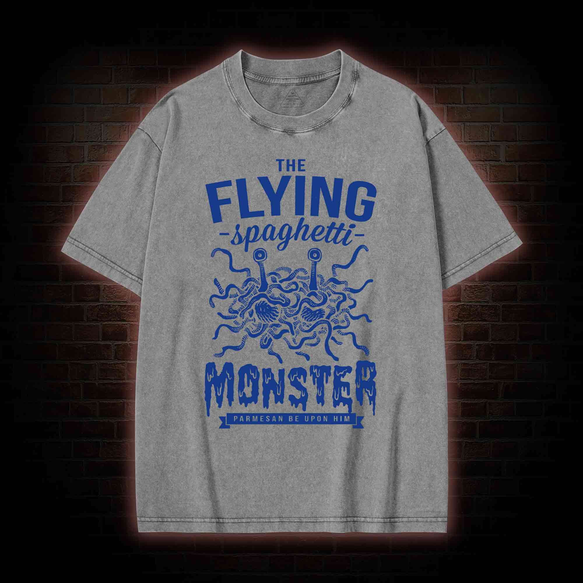 Spaghetti Monster Washed T-shirt