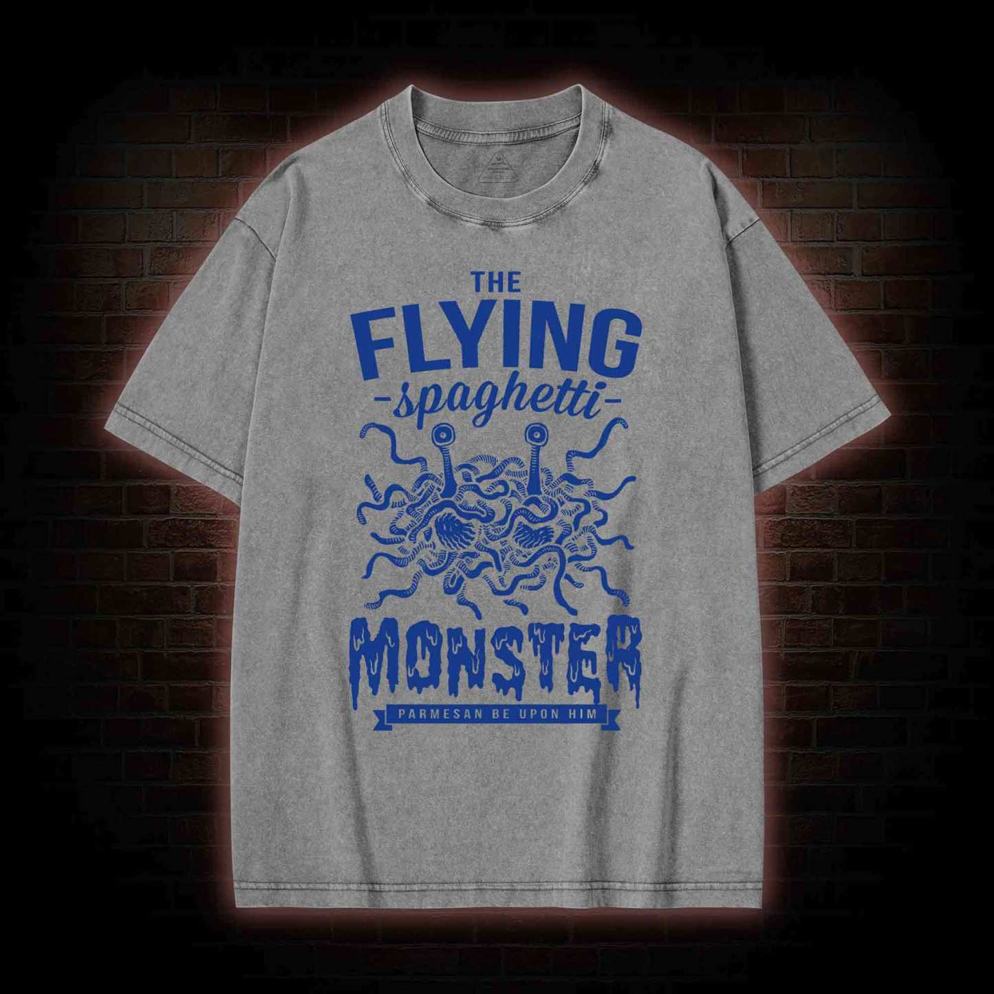 Spaghetti Monster Washed T-shirt
