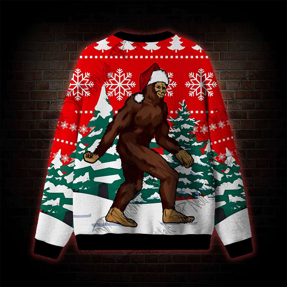 Bigfoot In The Jungle Ugly Sweatshirts