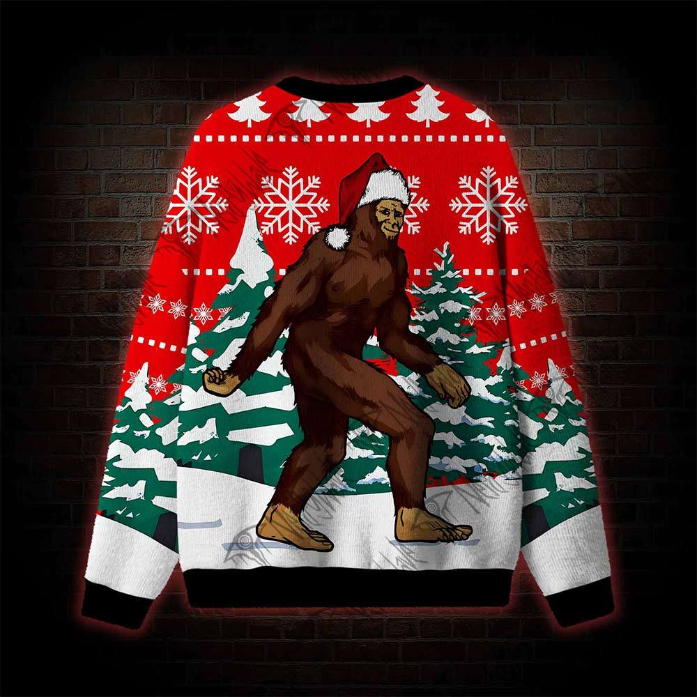 Bigfoot In The Jungle Ugly Sweatshirts