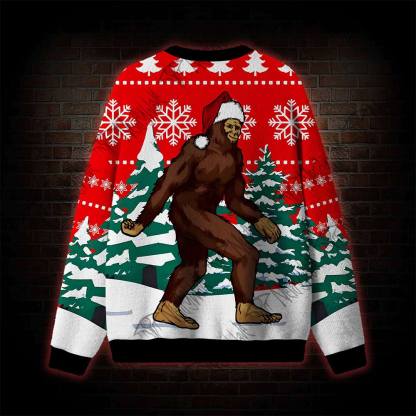 Bigfoot In The Jungle Ugly Sweatshirts
