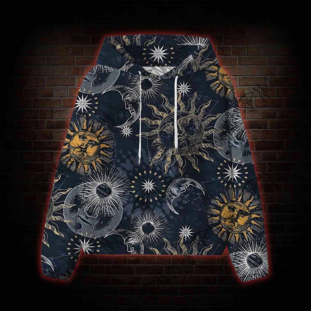 Astrology All Over Print Scuba Hoodie