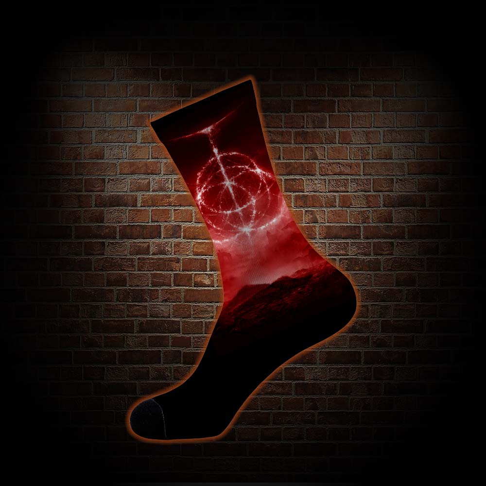 The Fallen Leaves Tell a Story Socks