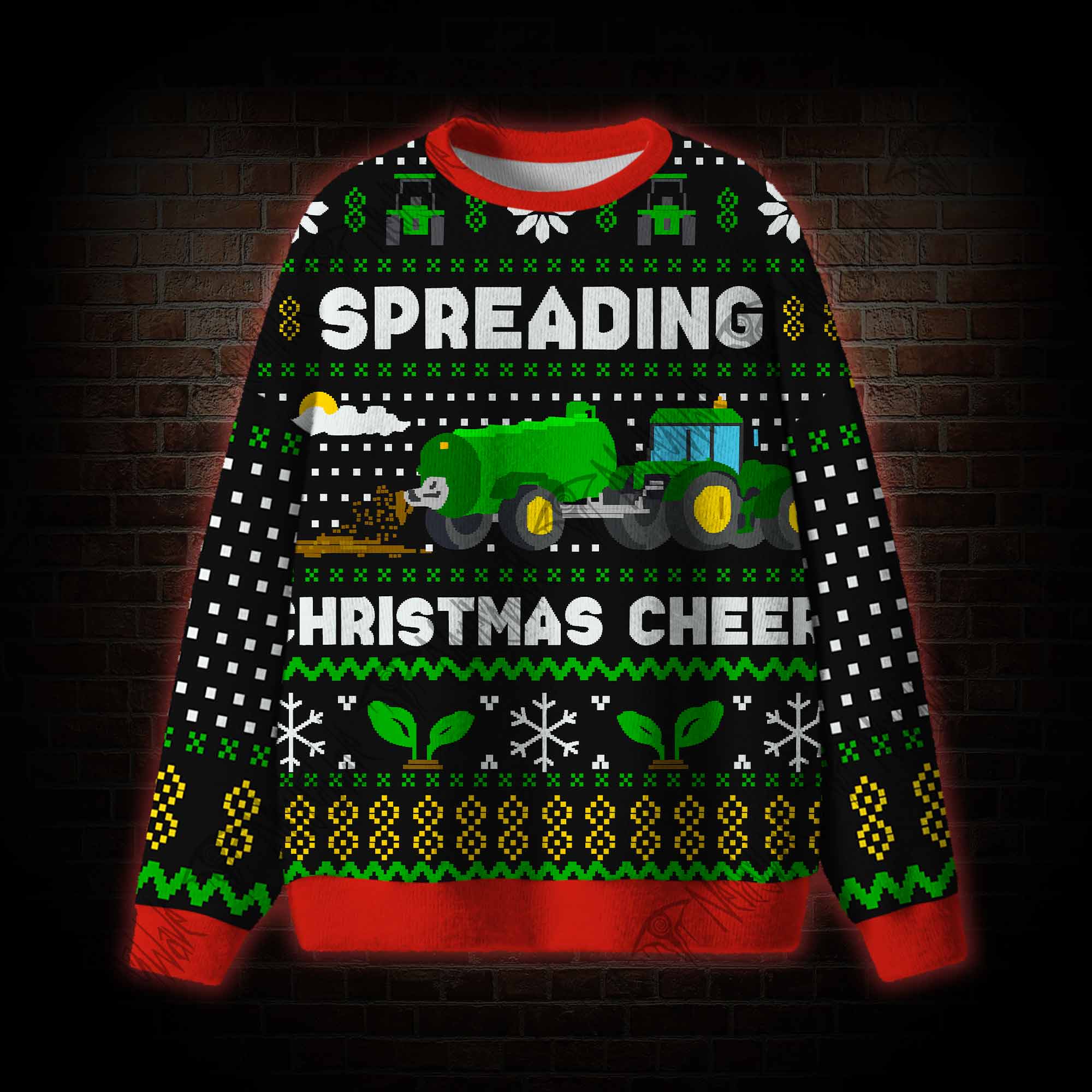 Spreading Christmas Cheer Ugly Sweatshirt
