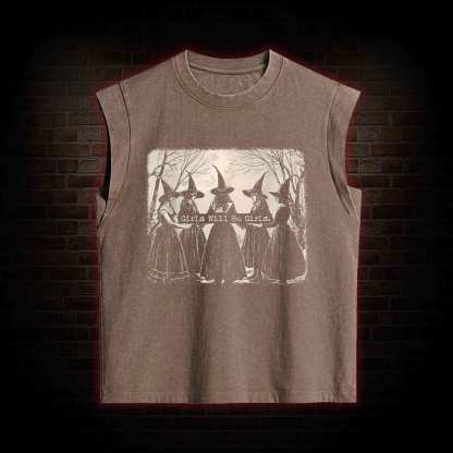 Girl Will be Girl Women's Washed Tank Top