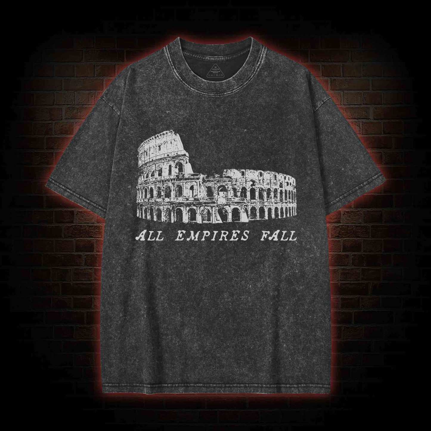 All Empires Fall Washed T-shirt
