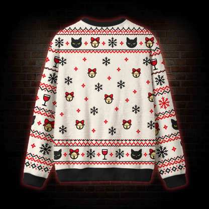 Tired of Jingle Cat Ugly Sweatshirts