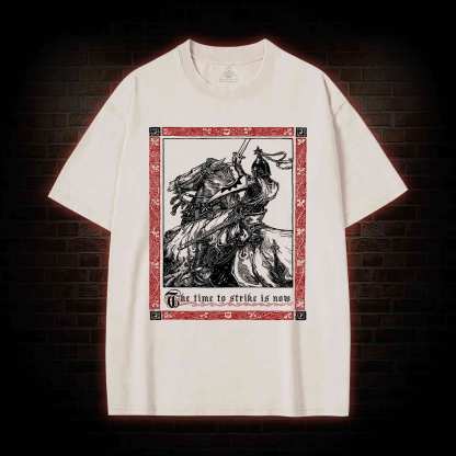 Medieval Knight Washed T-shirt