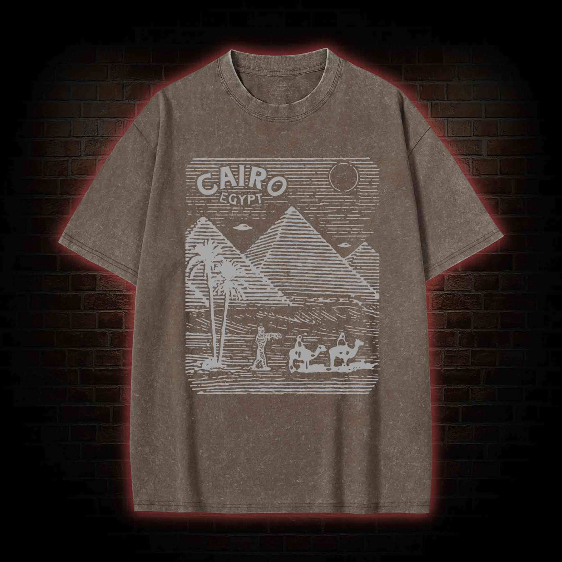 Cairo Egypt Washed T-shirt