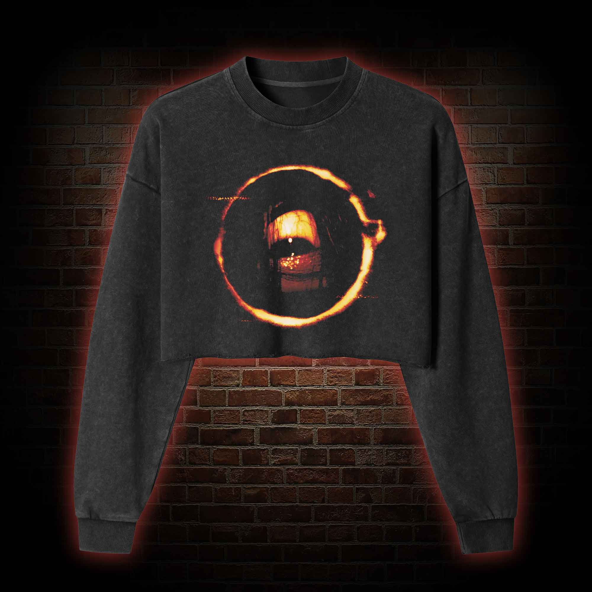 Seven Days Washed Cropped Sweatshirts