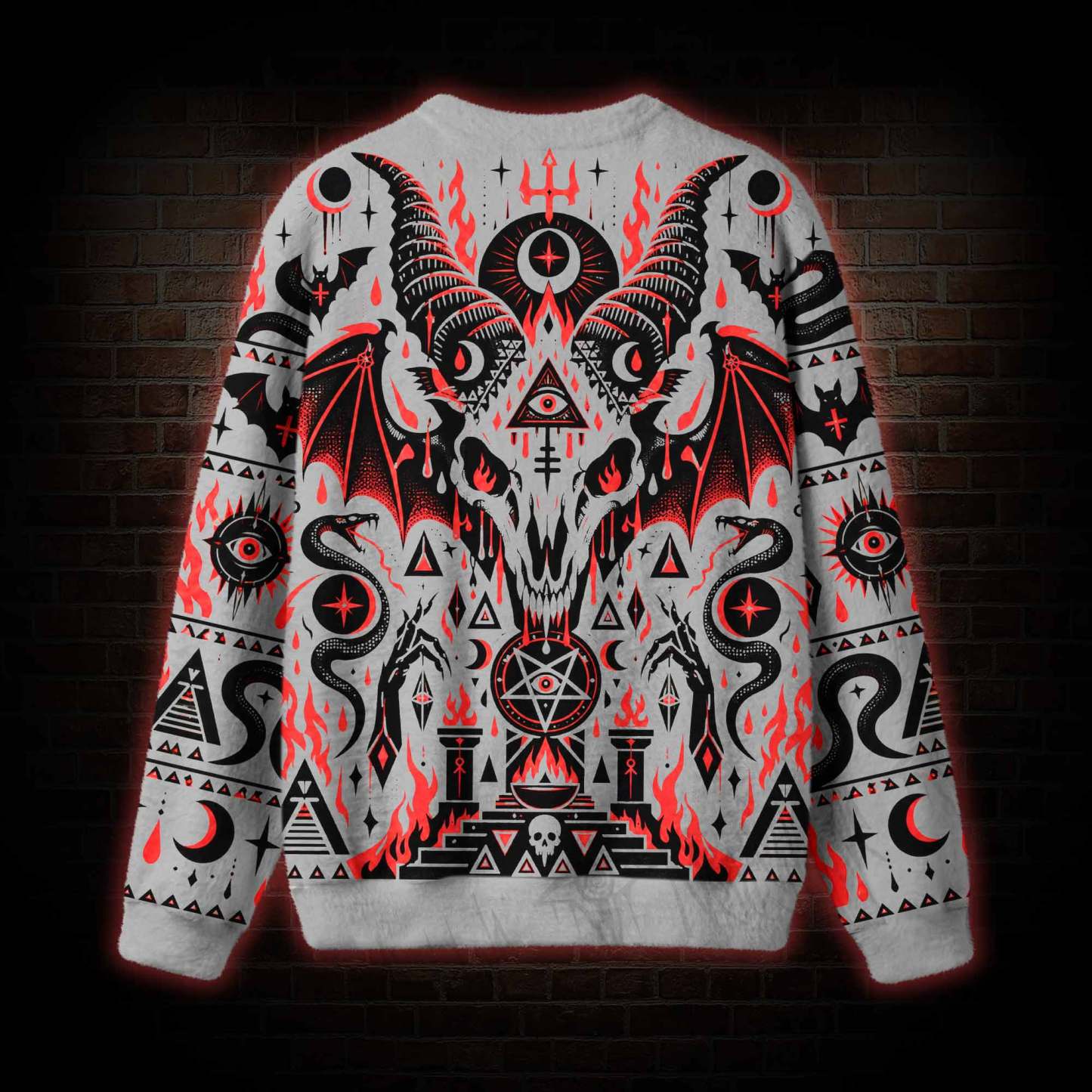 Baphomet's Ritual Ugly Sweatshirts