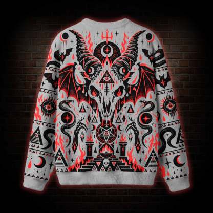 Baphomet's Ritual Ugly Sweatshirts