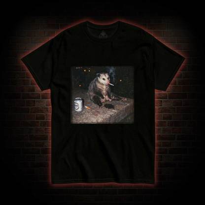 Smoking Possum Meme T-shirt