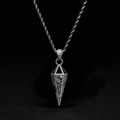 Void Prism Sculptural Necklace