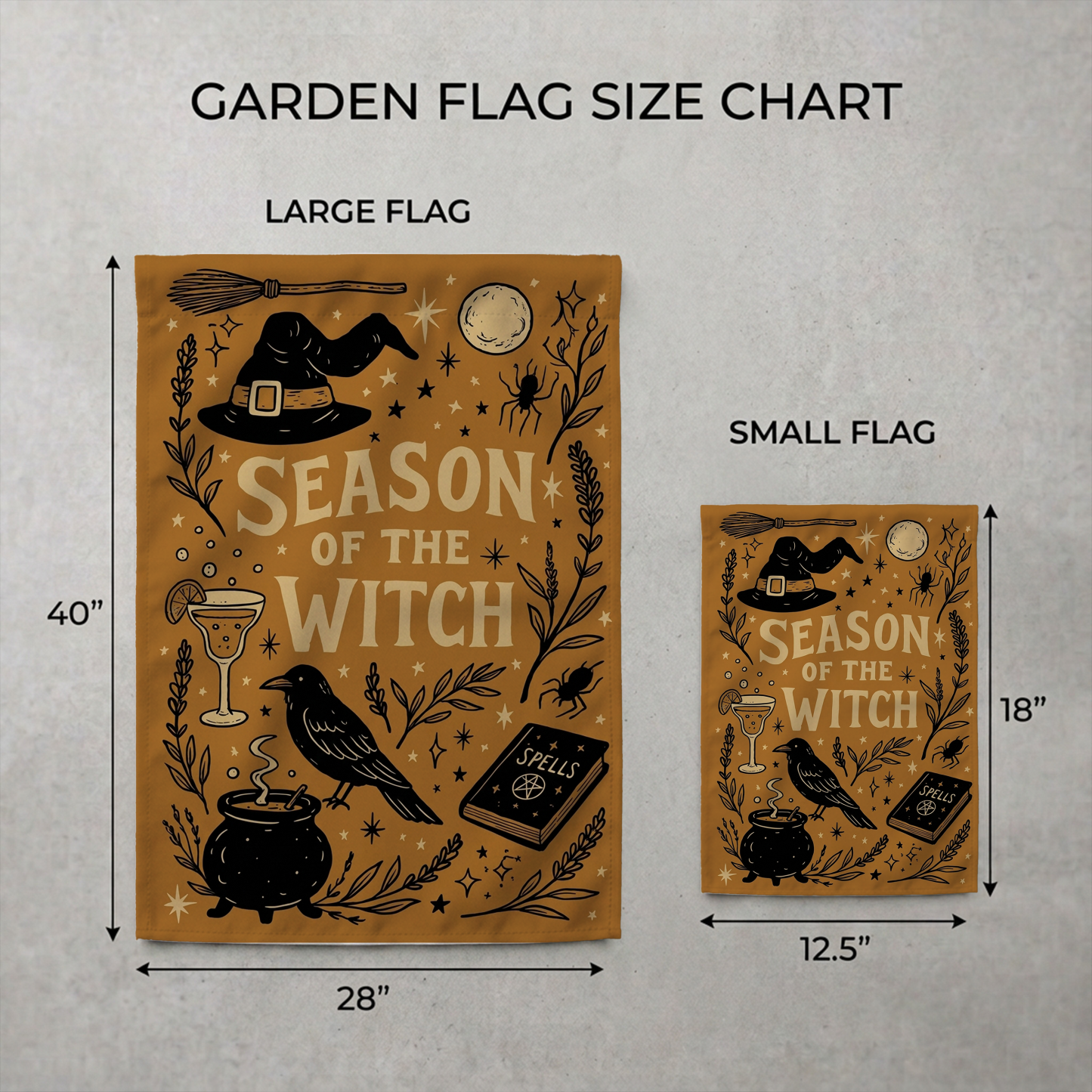 Season of the Witch Garden Flag