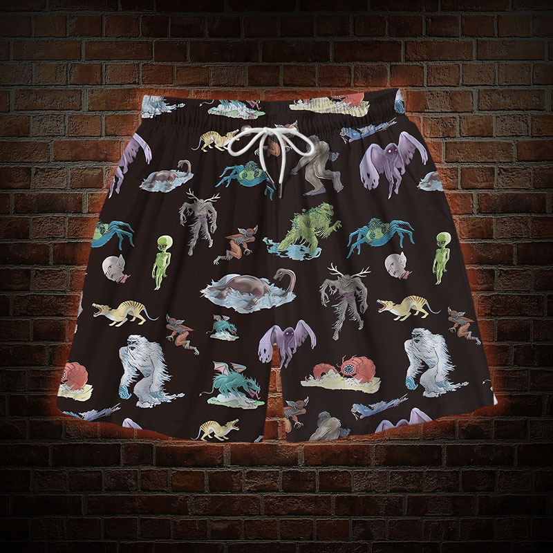 Cryptids Mens Swim Trunks