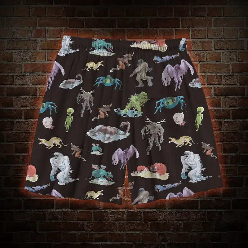 Cryptids Mens Swim Trunks