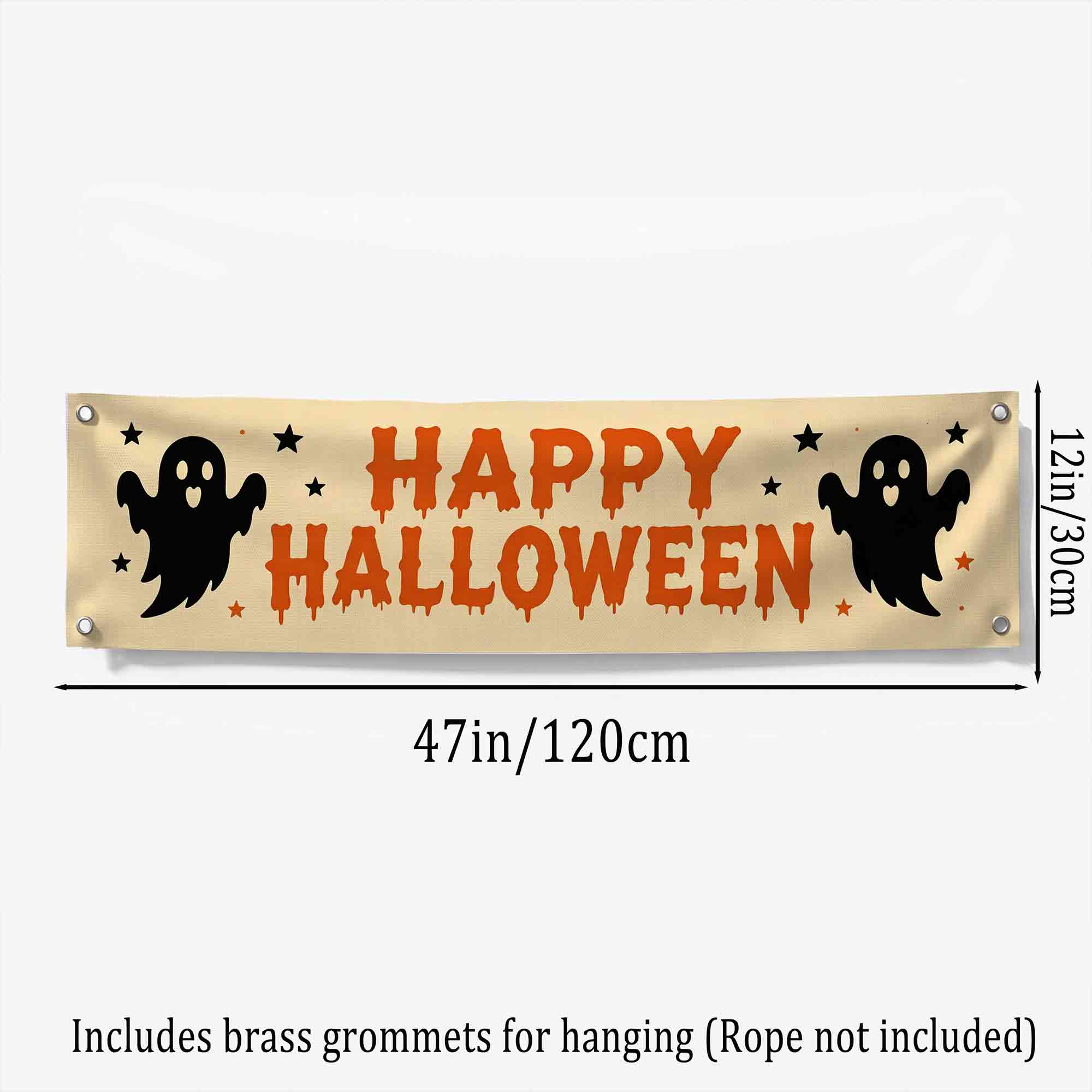 The Ghost Happy Halloween Banner