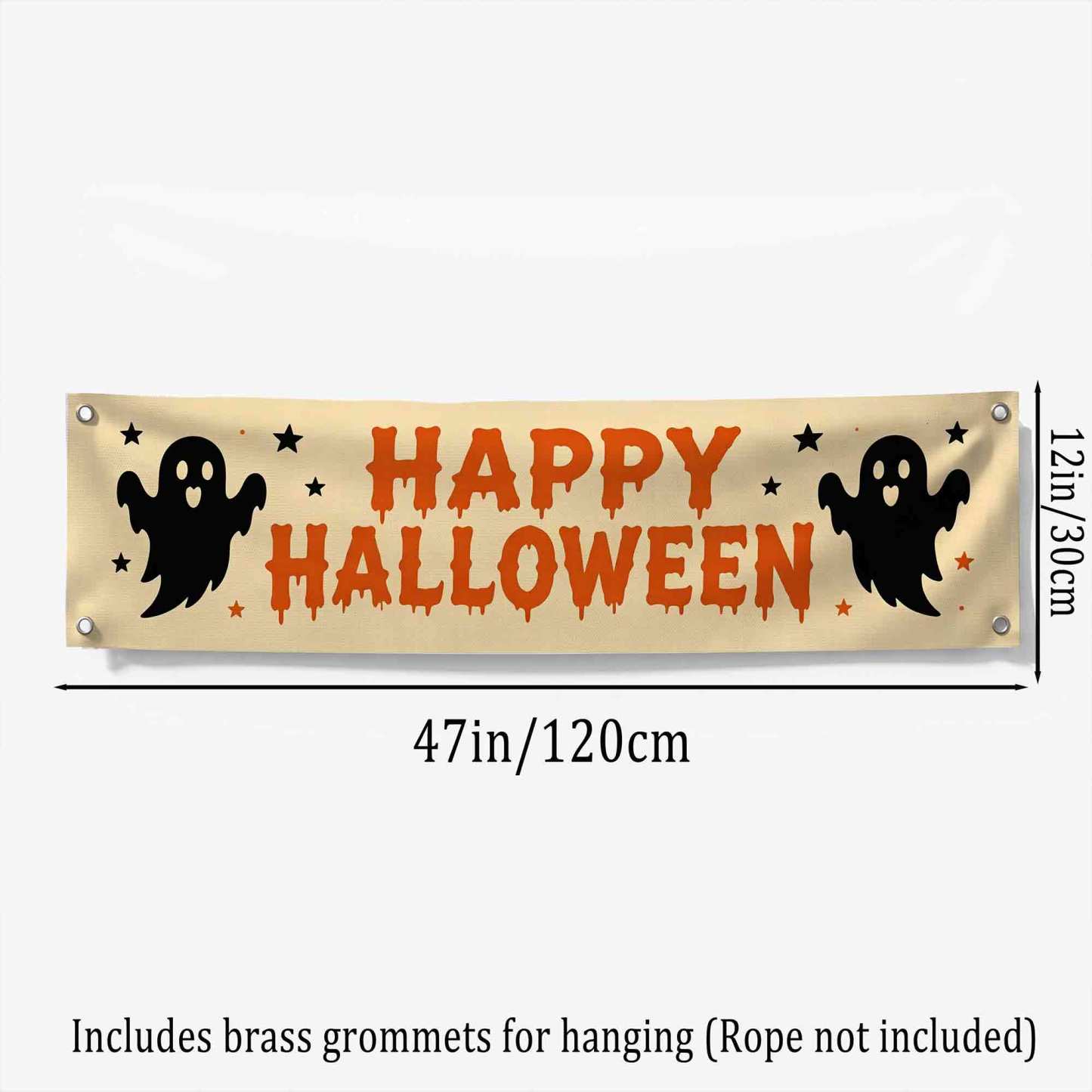 The Ghost Happy Halloween Banner